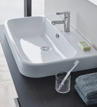 DURAVIT HAPPY D.2 umyvadlo 60 cm, s otvorem pro baterii a přepadem, broušené 2315600000 Obrázek - fotka