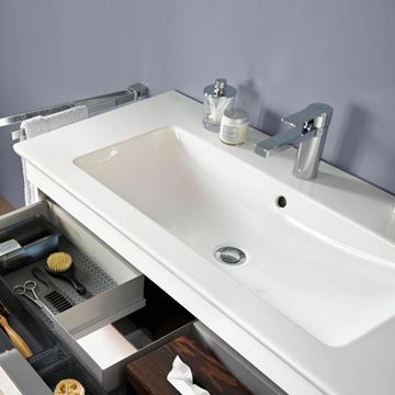 VILLEROY & BOCH VENTICELLO skříňka pod umyvadlo 95,3x50,2x59 cm, 2 zásuvky, Glossy White A92601DH Obrázek - fotka