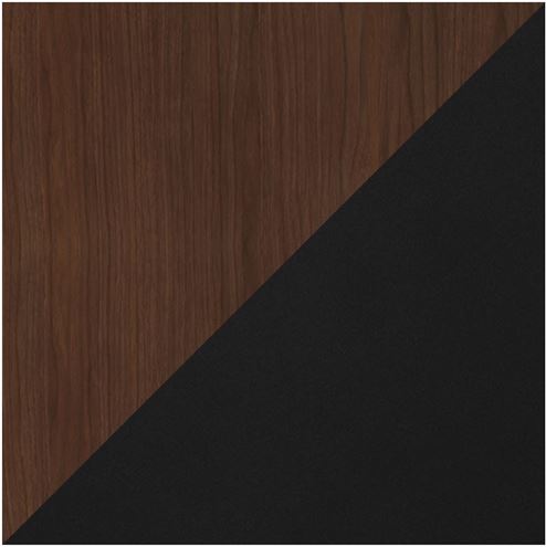 VILLEROY & BOCH FINION vysoká skříňka 41,8x27x151,6 cm, 2 dvířka, police, panty vpravo, s osvětlením, Walnut/, matt Black G470PDGN Obrázek - fotka
