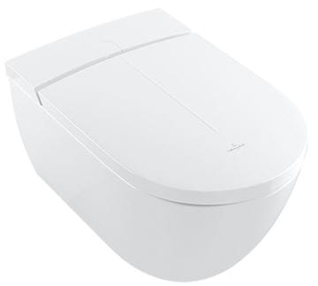 VILLEROY & BOCH VICLEAN sprchovací WC s bidetovým sedátkem, SoftClosing, DirectFlush, CeramicPlus, alpská bílá