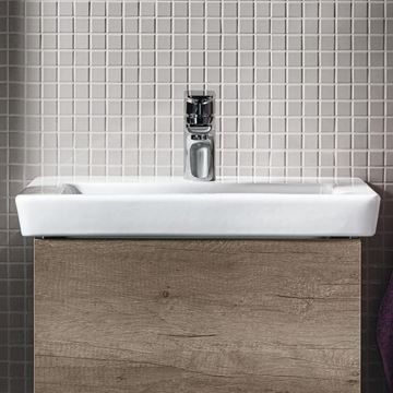 VILLEROY & BOCH SUBWAY 2.0 umývátko 45 cm, s otvorem pro baterii a přepadem, CeramicPlus 7315F5R1 Obrázek - fotka