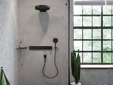 HANSGROHE RAINFINITY 130 3JET sprchová souprava 3-dílná, ruční sprcha pr. 130 mm, 3 proudy, hadice, držák, chrom 26852000 Obrázek - fotka