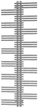 ZEHNDER YUCCA designový radiátor 1340/600, jednořadý, připojení shora/zdola, chrom