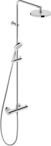 DURAVIT B.2 sprchový set s termostatickou baterií, horní sprcha, ruční sprcha, tyč, hadice, chrom
