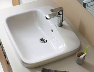 DURAVIT DURASTYLE umyvadlo 61,5 cm, s otvorem pro baterii a přepadem 0374620000 Obrázek - fotka