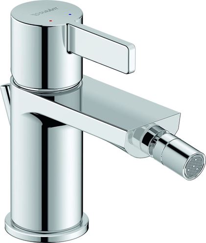 DURAVIT D-NEO bidetová stojánková baterie, s odtokovou soupravou, chrom DE2400001010 Obrázek - fotka