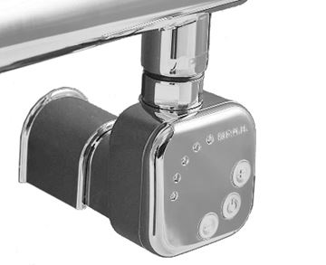 P.M.H. HT1 topná tyč 400W, pro koupelnové radiátory, se skrytým připojením, chrom PMH-HT1-C-400W Obrázek - fotka