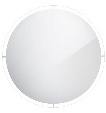 NIMCO ZP 24000 zrcadlo 60 cm, s osvětlením ZP 24000R Obrázek - Hlavní obrázek