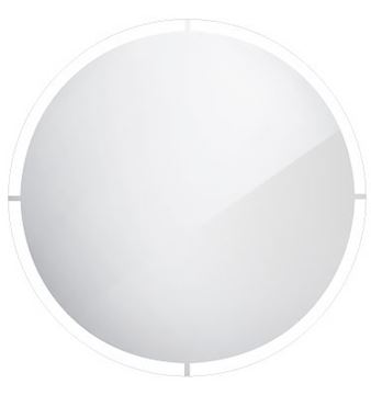 NIMCO ZP 24000 zrcadlo 60 cm, s osvětlením