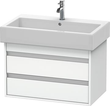 DURAVIT KETHO skříňka pod umyvadlo 75x44x48 cm, 2 zásuvky, White matt
