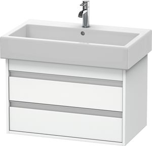 DURAVIT KETHO skříňka pod umyvadlo 75x44x48 cm, 2 zásuvky, White matt
