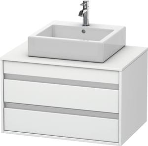 DURAVIT KETHO skříňka pod umyvadlo 80x55x49,6 cm, 2 zásuvky, White matt