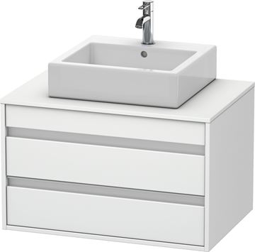 DURAVIT KETHO skříňka pod umyvadlo 80x55x49,6 cm, 2 zásuvky, White matt