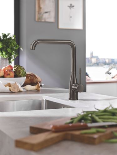 GROHE ESSENCE NEW dřezová baterie, kartáčovaný hard graphite 30269AL0 Obrázek - fotka