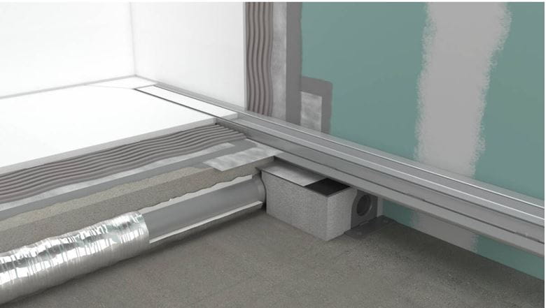 HANSGROHE UBOX UNIVERSAL základní těleso, pro lineární sprchové žlaby, pro standardní instalaci 01001180 Obrázek - fotka
