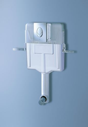 GROHE SKATE AIR ovládací tlačítko pro dvě splachování, plast, chrom 38505000 Obrázek - fotka