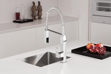 GROHE EUROCUBE dřezová baterie, s flexi ramínkem a sprškou, chrom 31395000 Obrázek - fotka