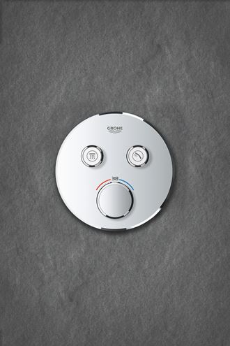 GROHE GROHTHERM SMARTCONTROL podomítková termostatická baterie, pro 2 spotřebiče, Water Saving, chrom 29119000 Obrázek - fotka