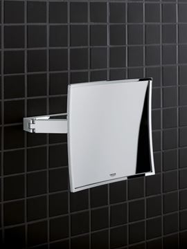 GROHE SELECTION CUBE kosmetické zrcátko, zvětšovací, chrom 40808000 Obrázek - fotka