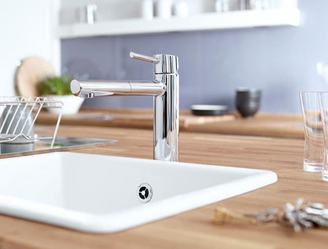 GROHE CONCETTO dřezová baterie, s vytahovací koncovkou, chrom 31129001 Obrázek - fotka
