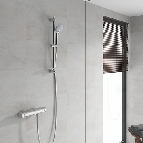 GROHE GROHTHERM 2000 sprchový set s termostatickou baterií, ruční sprcha, tyč, hadice, chrom 34195001 Obrázek - fotka