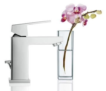 GROHE EUROCUBE umyvadlová stojánková baterie, s odtokovou soupravou, chrom 2312700E Obrázek - fotka