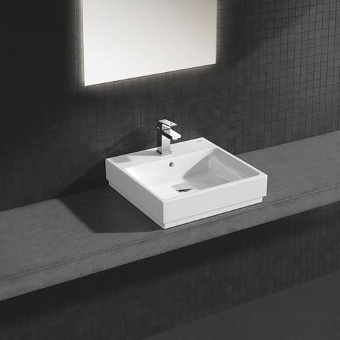 GROHE EUROCUBE umyvadlová stojánková baterie, s odtokovou soupravou, chrom 2312700E Obrázek - fotka