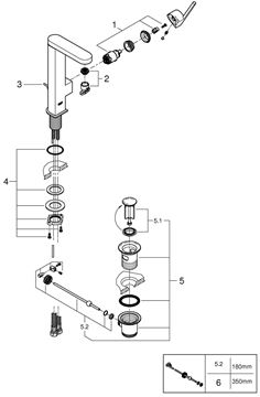 GROHE PLUS umyvadlová stojánková baterie, s odtokovou soupravou, chrom 23851003 Obrázek - fotka