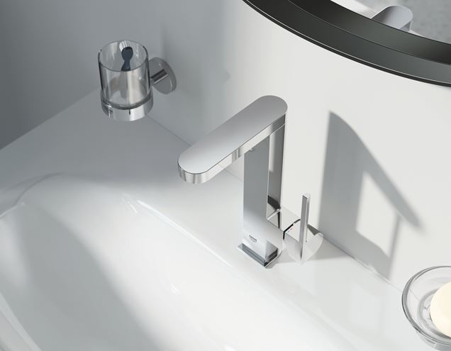 GROHE PLUS umyvadlová stojánková baterie, s odtokovou soupravou, chrom 23844003 Obrázek - fotka