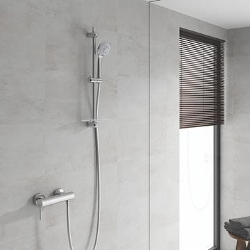 GROHE EUPHORIA 110 CHAMPAGNE sprchová souprava 4-dílná, ruční sprcha pr. 110 mm, 3 proudy, tyč, hadice, polička, chrom 27232001 Obrázek - fotka