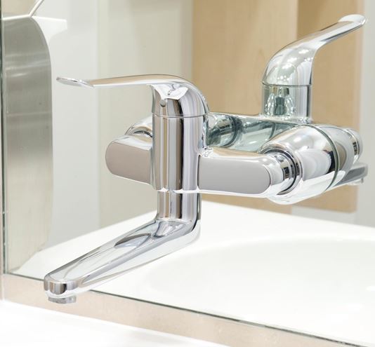 GROHE EUROECO SPECIAL umyvadlová nástěnná baterie, chrom 32773000 Obrázek - fotka