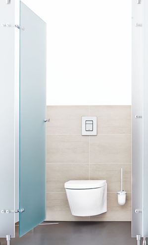 GROHE SKATE COSMOPOLITAN ovládací tlačítko pro dvě splachování, ocel/plast, kartáčovaný nerez 38732SD0 Obrázek - fotka