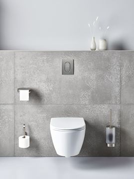 GROHE ARENA COSMOPOLITAN S ovládací tlačítko pro dvě splachování, plast, supersteel 37624DC0 Obrázek - fotka