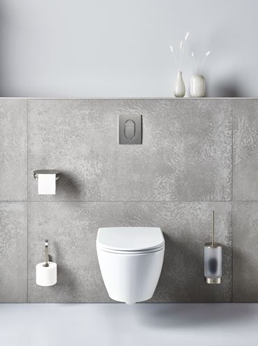 GROHE ARENA COSMOPOLITAN S ovládací tlačítko pro dvě splachování, plast, supersteel 37624DC0 Obrázek - fotka