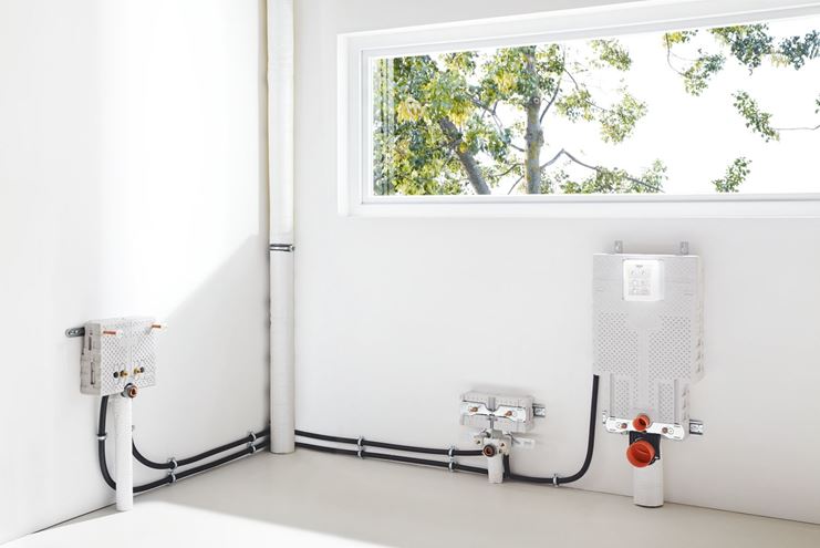 GROHE UNISET montážní prvek pro WC, se splachovací nádržkou 38643001 Obrázek - fotka