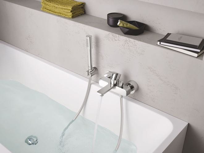 GROHE LINEARE vanová nástěnná baterie, s přepínačem, chrom 33849001 Obrázek - fotka
