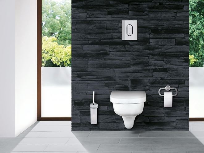 GROHE ARENA COSMOPOLITAN ovládací tlačítko pro dvě splachování, plast, chrom 38844000 Obrázek - fotka