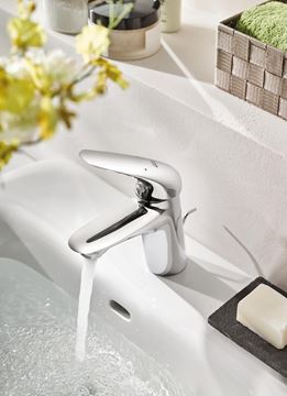 GROHE EUROSTYLE umyvadlová stojánková baterie, s odtokovou soupravou, chrom 23707003 Obrázek - fotka