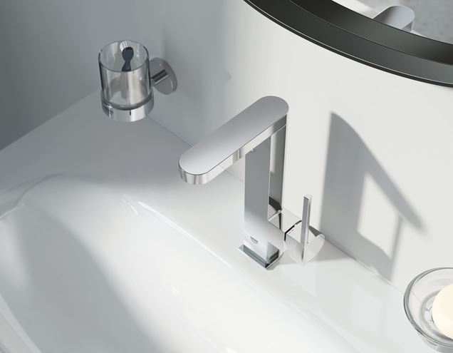 GROHE PLUS umyvadlová stojánková baterie, s odtokovou soupravou, chrom 23873003 Obrázek - fotka