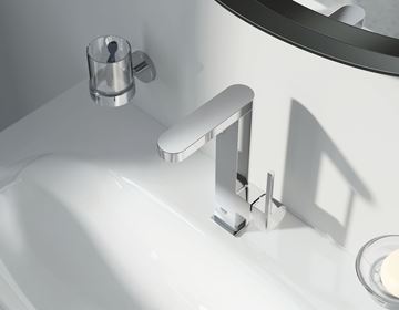 GROHE PLUS umyvadlová stojánková baterie, s odtokovou soupravou, chrom 23873003 Obrázek - fotka