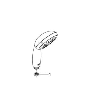 GROHE NEW TEMPESTA 100 ruční sprcha pr. 100 mm, 3 proudy, Water Saving, ShockProof, chrom 28419002 Obrázek - fotka
