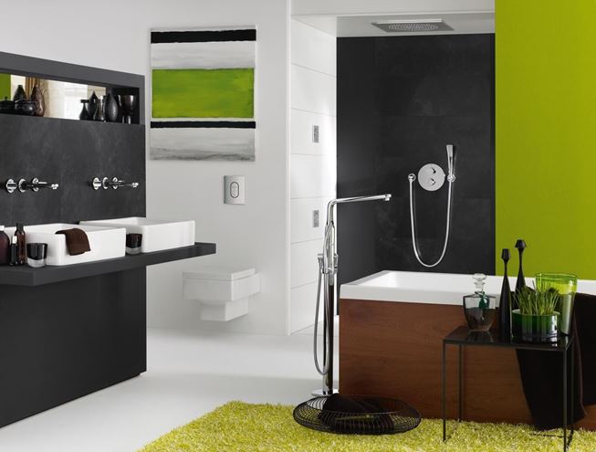 GROHE ARENA COSMOPOLITAN ovládací tlačítko pro dvě splachování, plast, matný chrom 38844P00 Obrázek - fotka