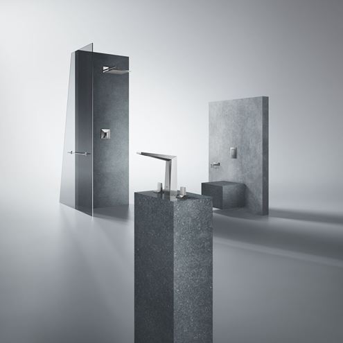 GROHE SKATE COSMOPOLITAN S ovládací tlačítko pro dvě splachování, plast, supersteel 37535DC0 Obrázek - fotka