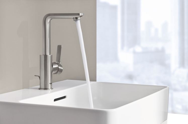 GROHE LINEARE umyvadlová stojánková baterie, s odtokouvou soupravou, chrom 23296001 Obrázek - fotka