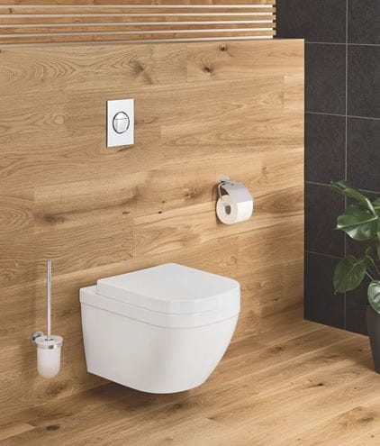 GROHE ESSENTIALS WC štětka, nástěnná, sklo, chrom 40374001 Obrázek - fotka