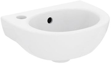 IDEAL STANDARD EUROVIT umývatko 35 cm, s otvorem pro baterii vlevo, s přepadem