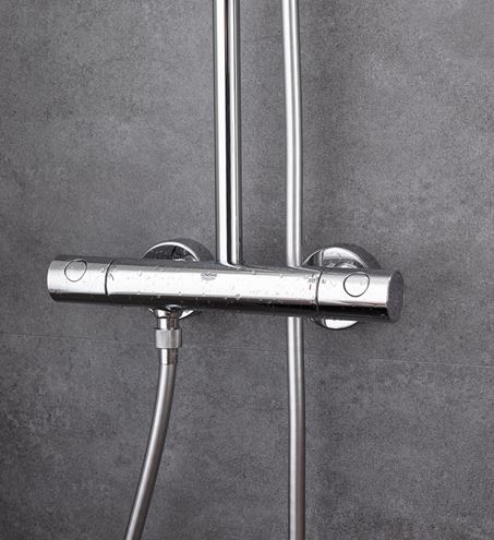 GROHE TEMPESTA COSMOPOLITAN 160 sprchový set s termostatickou baterií, horní sprcha, ruční sprcha se 2 proudy, chrom 27922000 Obrázek - fotka