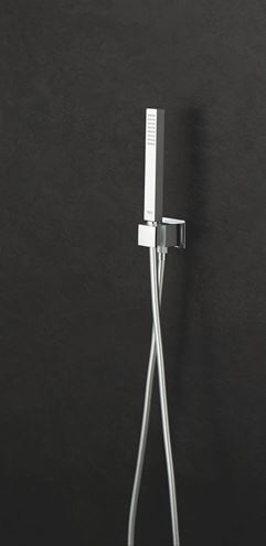 GROHE EUPHORIA CUBE STICK sprchová souprava 3-dílná, ruční sprcha 216 mm, hadice, držák, Water Saving, chrom 26405000 Obrázek - fotka
