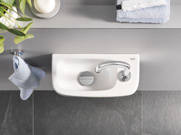 GROHE EURO CERAMIC umývátko 37 cm, s otvorem pro baterii, bez přepadu 39327000 Obrázek - fotka