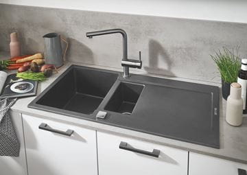 GROHE MINTA dřezová baterie, s vytahovací sprškou, supersteel 32168DC0 Obrázek - fotka